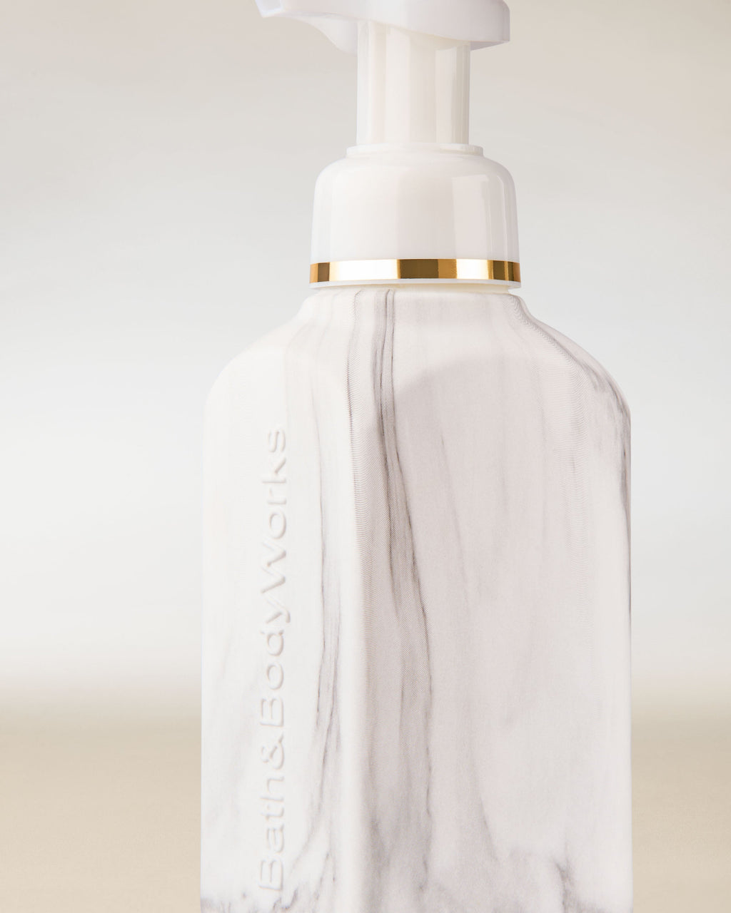 White Marble Gentle & Clean Foaming Hand Soap Dispenser image 2