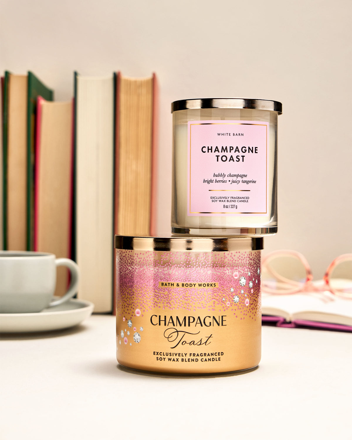 Champagne Toast Single Wick Candle image 5