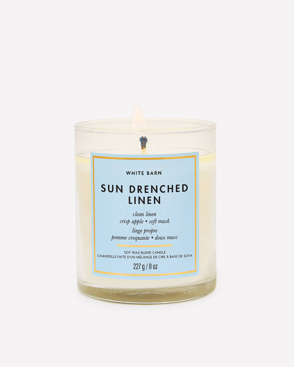 Sun Drenched Linen Single Wick Candle