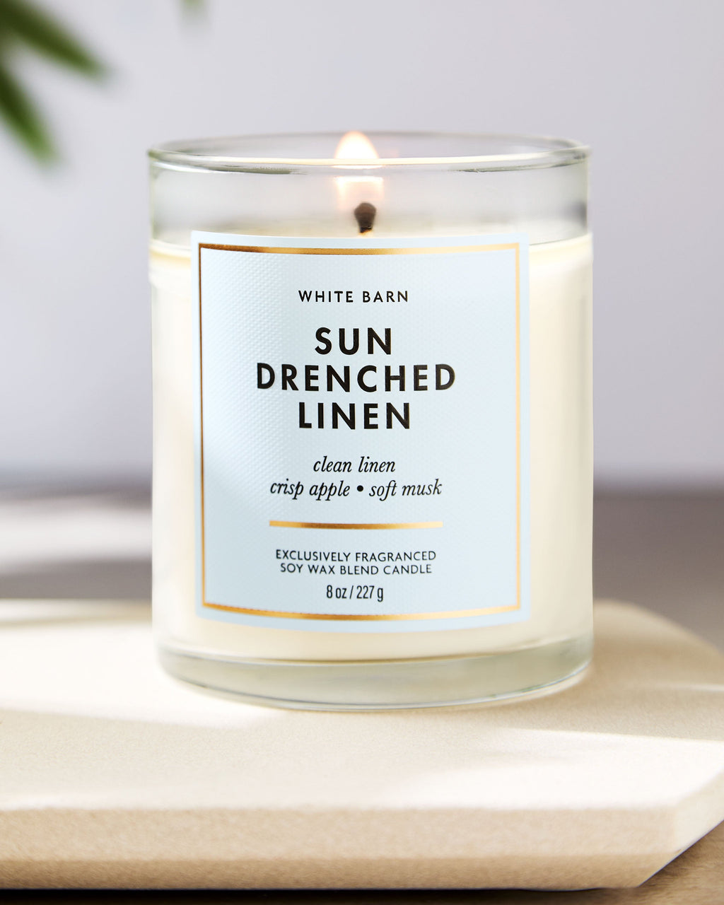 Sun Drenched Linen Single Wick Candle image 6