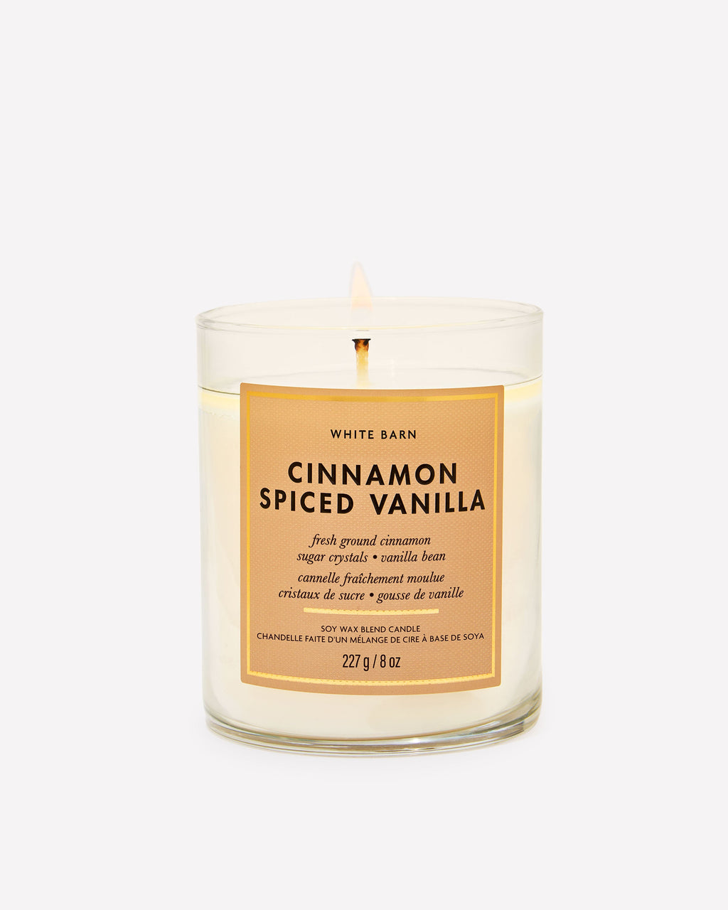 Cinnamon Spiced Vanilla Single Wick Candle