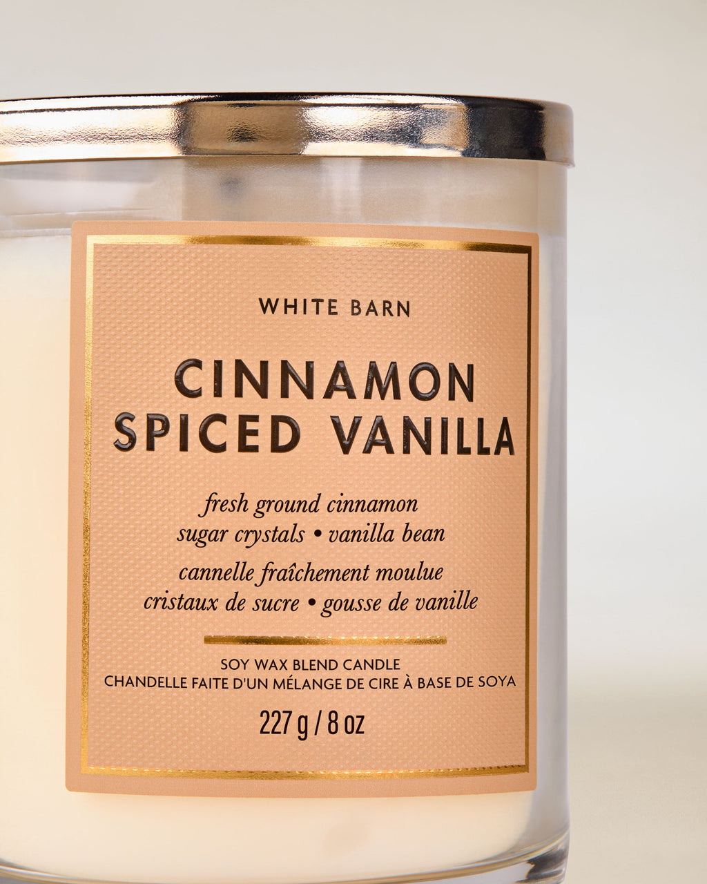 Cinnamon Spiced Vanilla Single Wick Candle image 2
