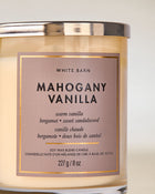 Mahogany Vanilla Single Wick Candle image 2