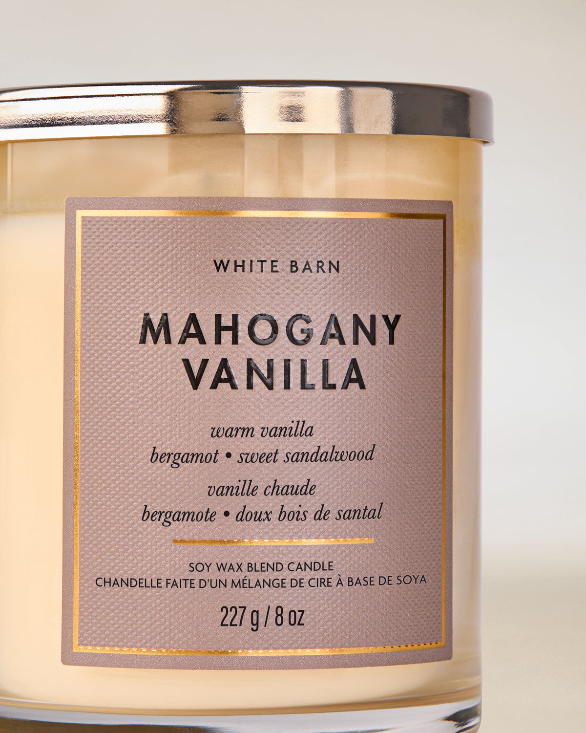 Mahogany Vanilla Single Wick Candle image 2