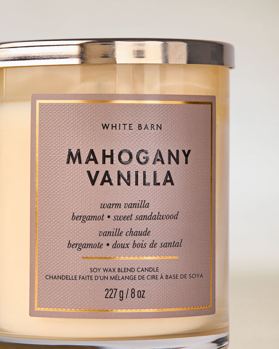 Mahogany Vanilla Single Wick Candle image 2