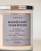 Mahogany Teakwood Single Wick Candle image 2