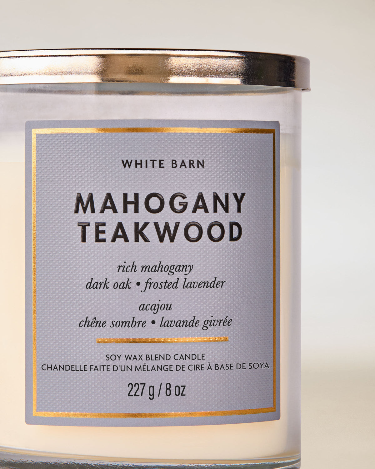 Mahogany Teakwood Single Wick Candle image 2