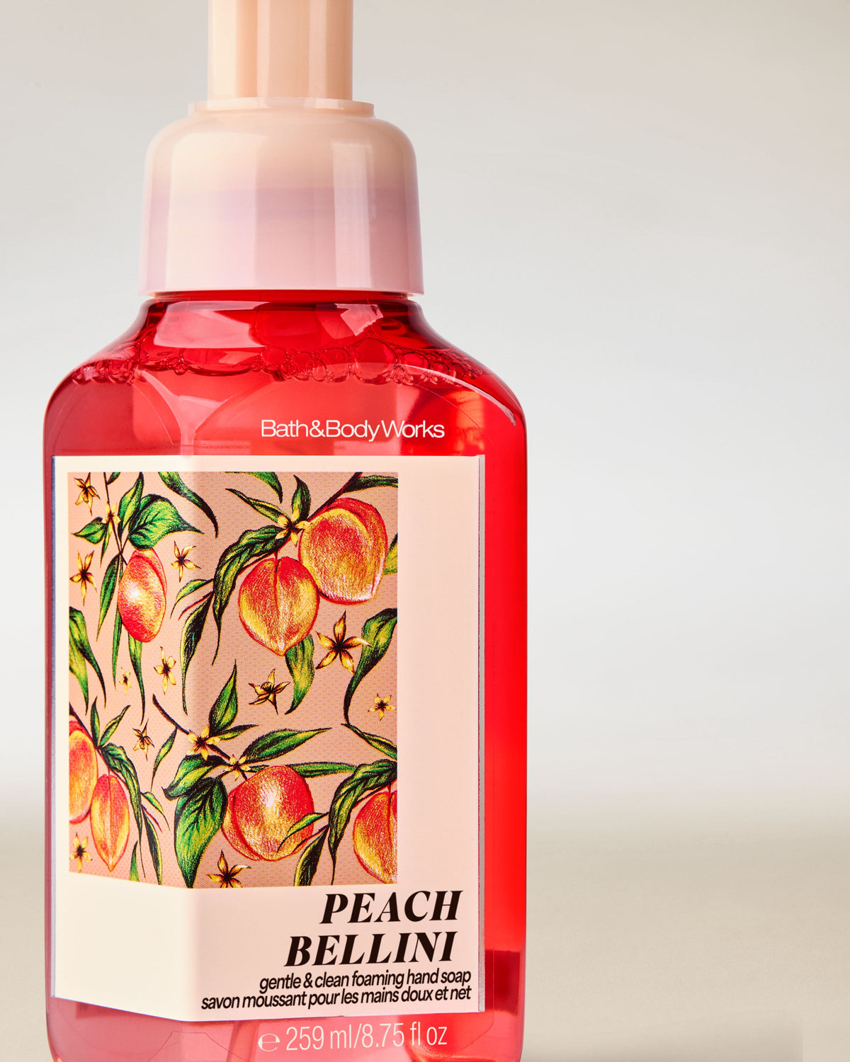 Peach Bellini Gentle & Clean Foaming Hand Soap image 2