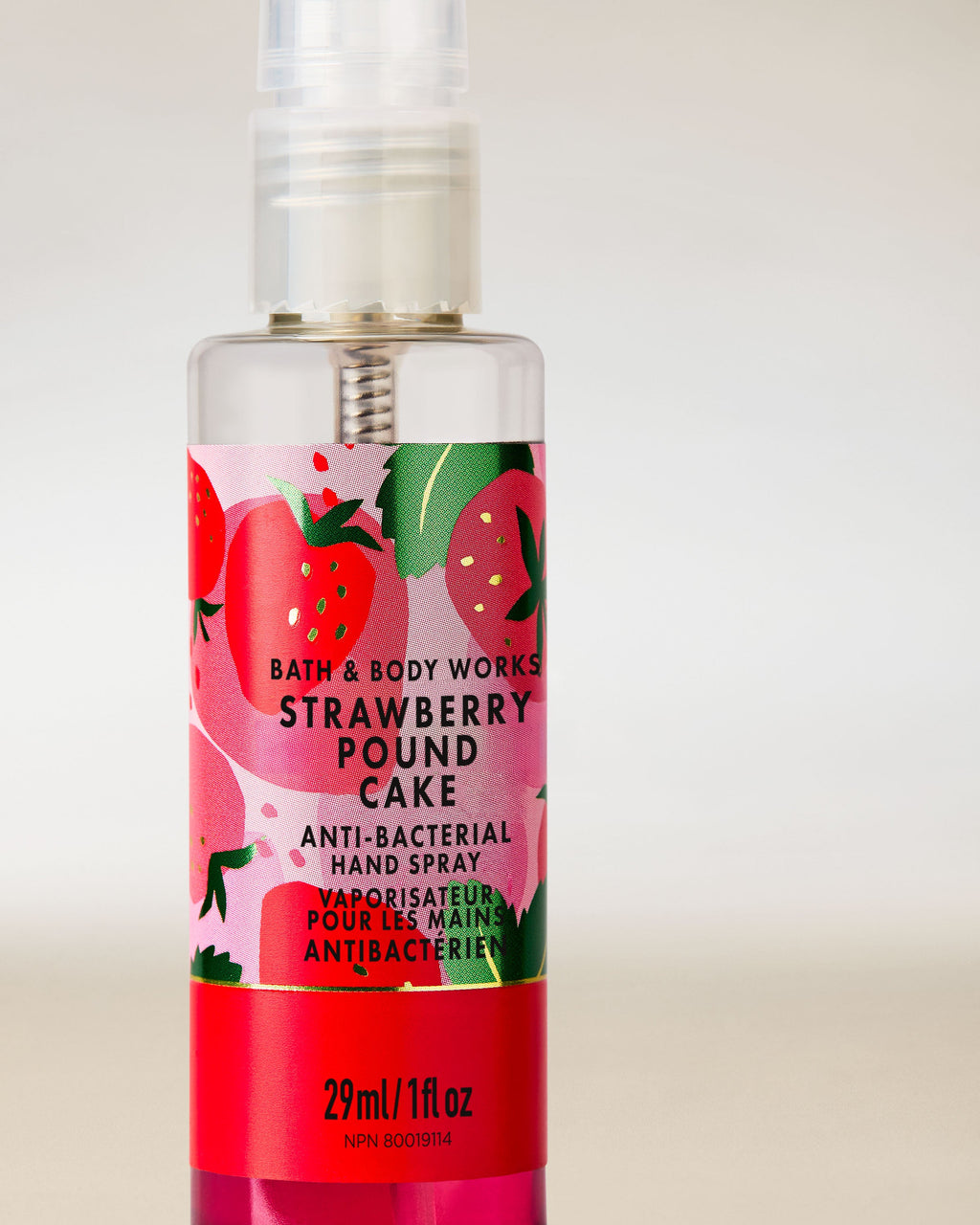 Strawberry Pound Cake Hand Sanitizer Spray image 2