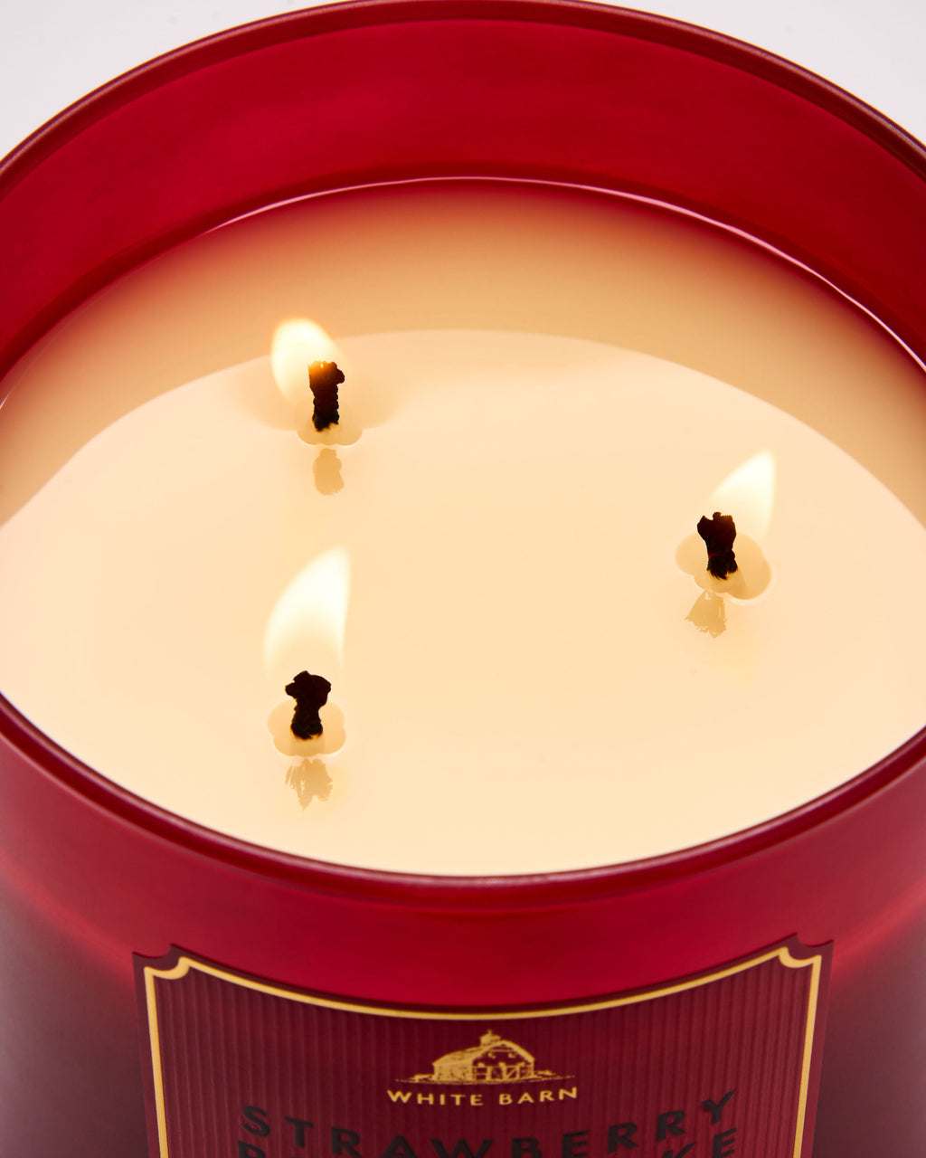 Strawberry Pound Cake 3-Wick Candle image 5