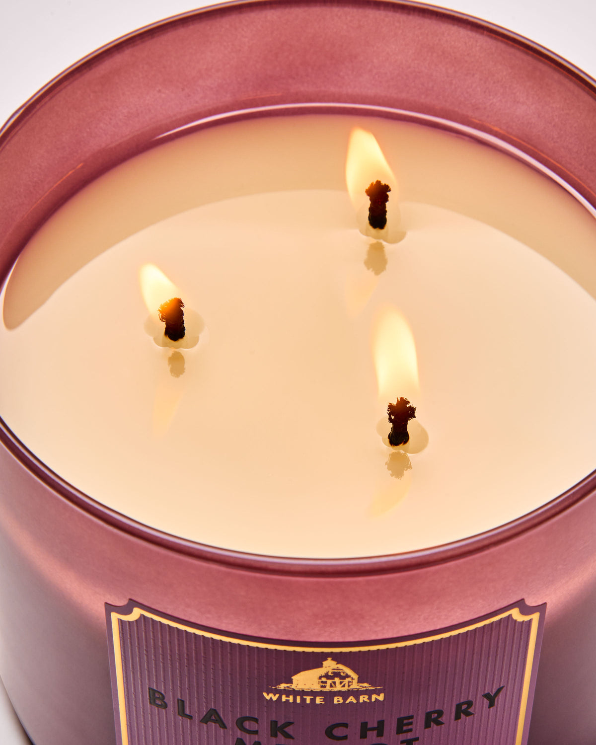 Black Cherry Merlot 3-Wick Candle image 5