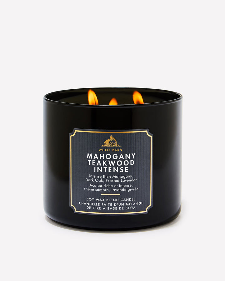 Mahogany Teakwood Intense 3-Wick Candle