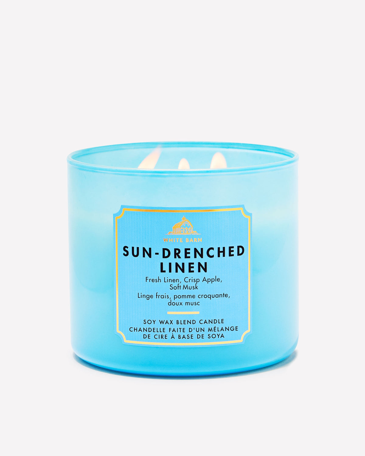 Sun-Drenched Linen 3-Wick Candle