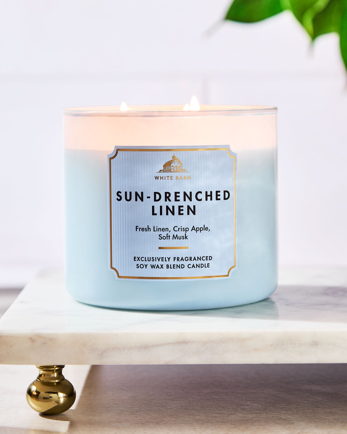Sun-Drenched Linen 3-Wick Candle image 5