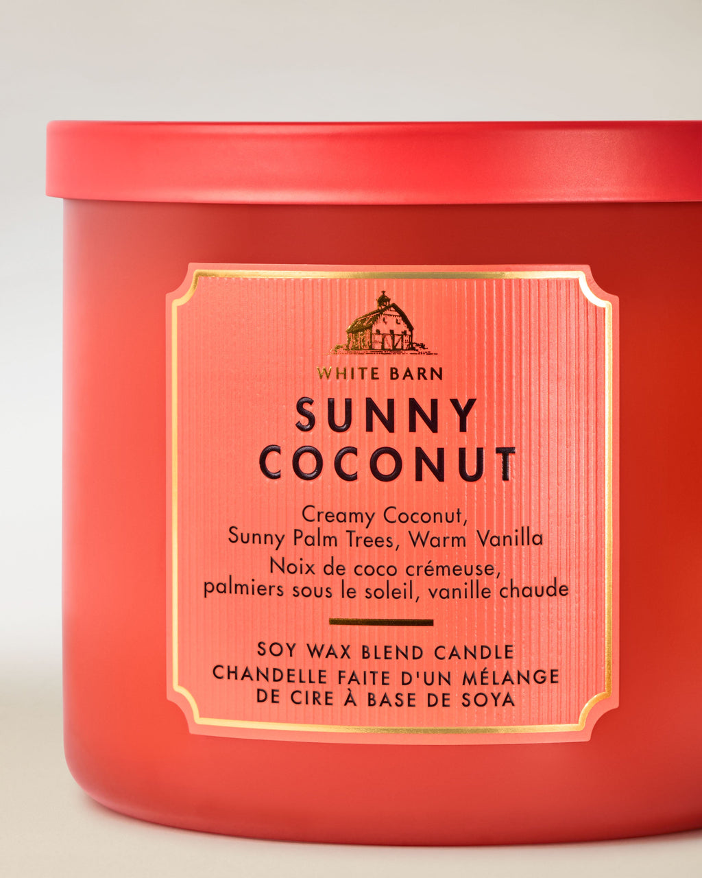 Sunny Coconut 3-Wick Candle image 2