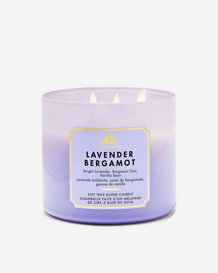 Lavender Bergamot 3-Wick Candle