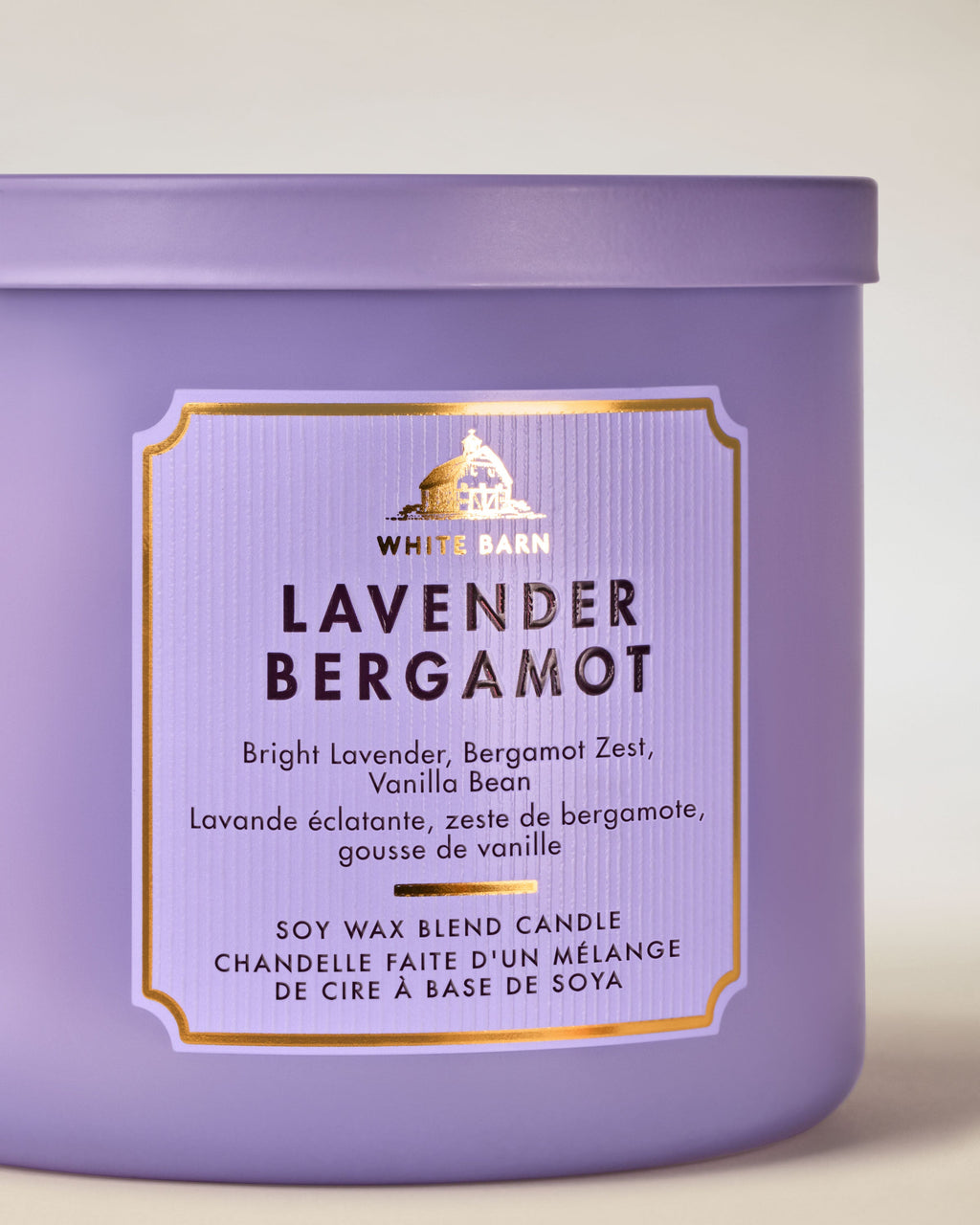 Lavender Bergamot 3-Wick Candle image 2