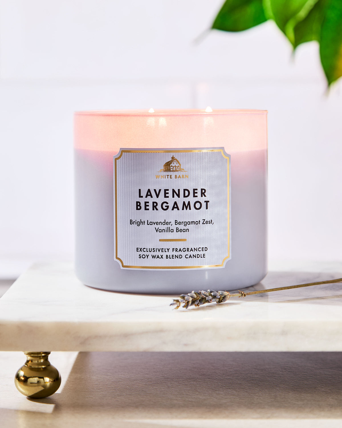 Lavender Bergamot 3-Wick Candle image 6