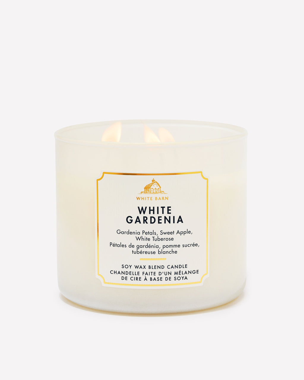 White Gardenia 3-Wick Candle