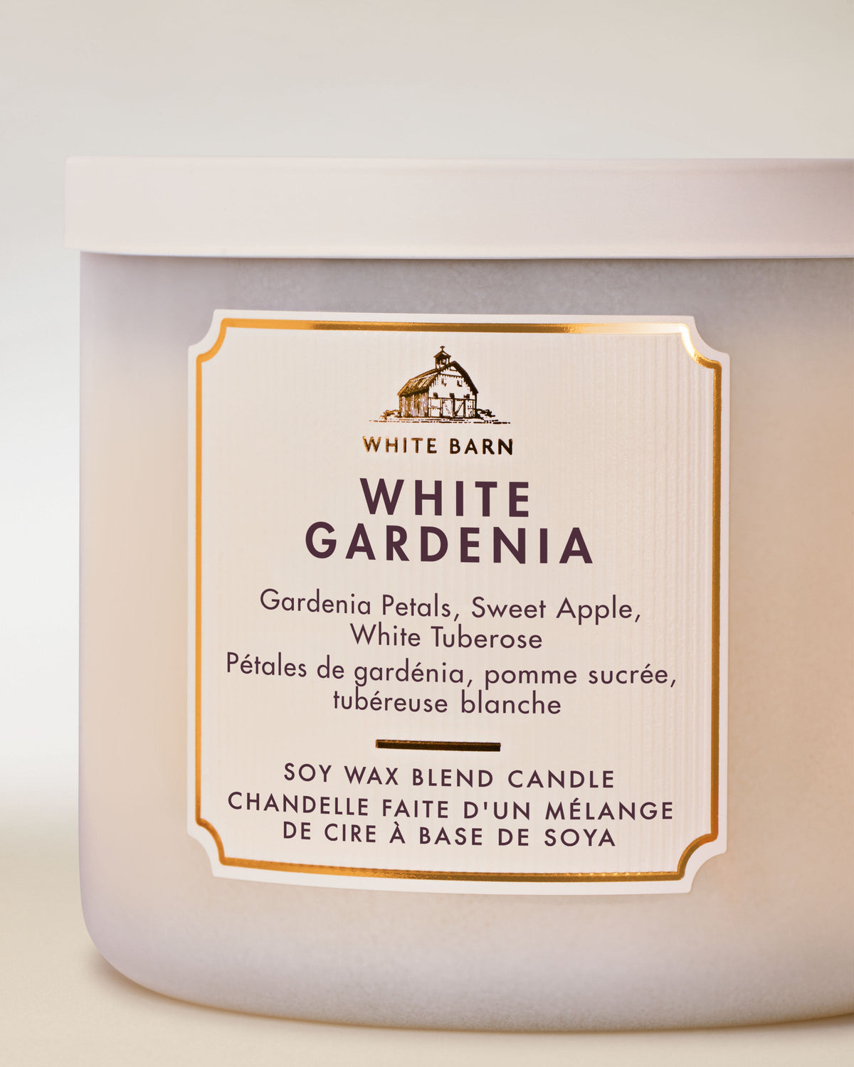 White Gardenia 3-Wick Candle image 2