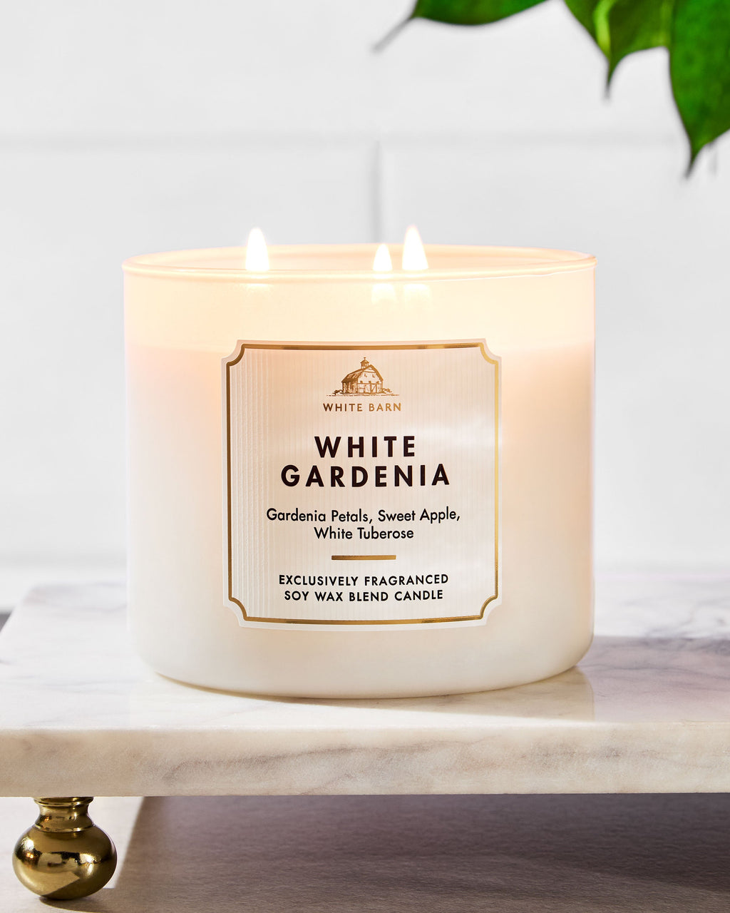 White Gardenia 3-Wick Candle image 6