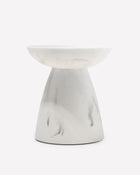 Marble Pedestal 3-Wick Candle Holder