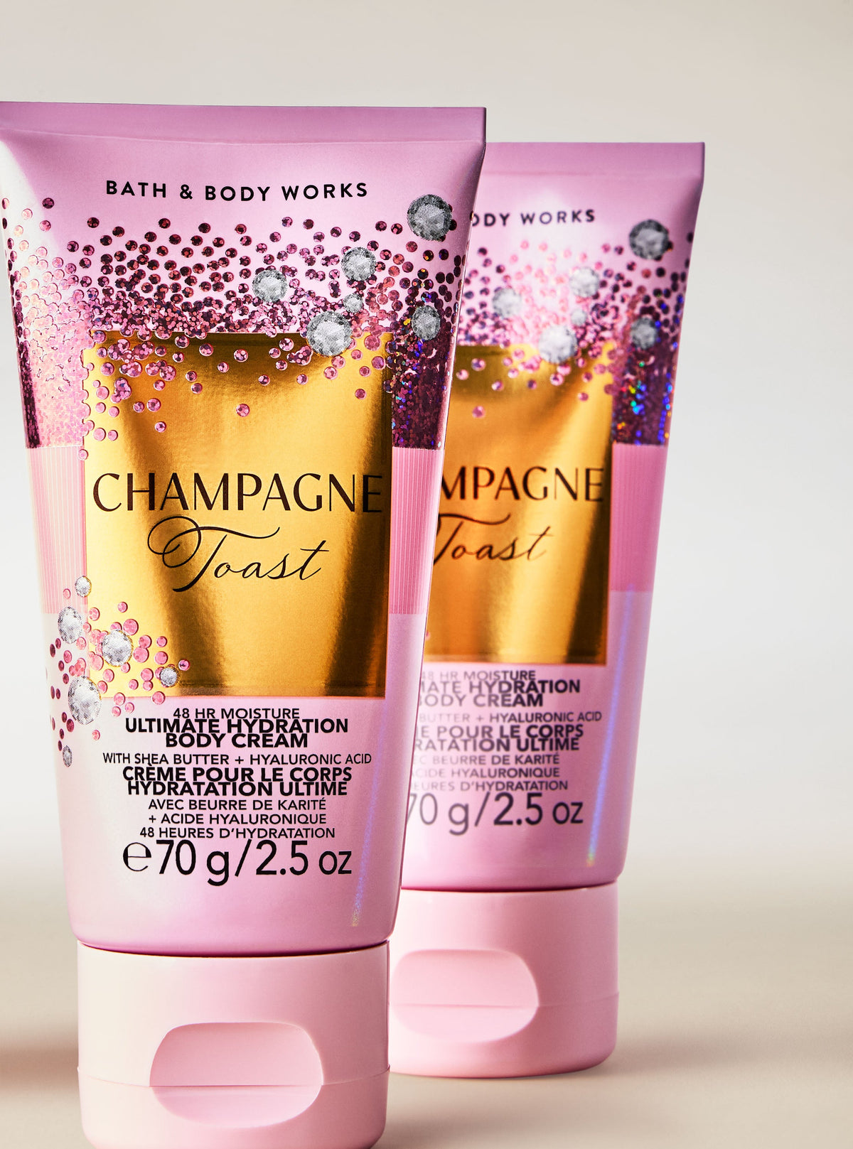 Champagne Toast Travel Size Ultimate Hydration Body Cream image 2