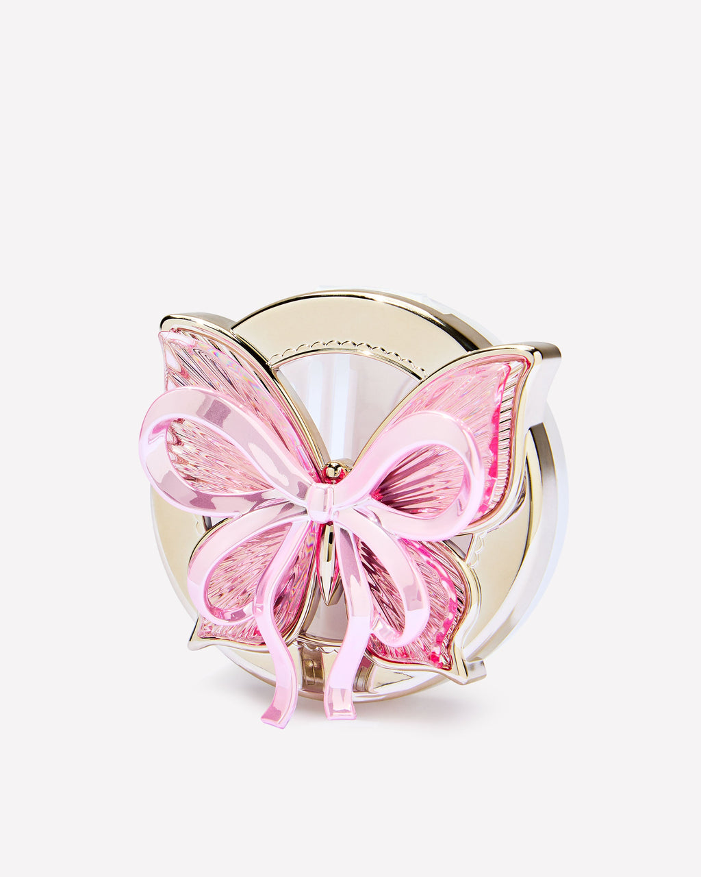 Pink Bowterfly Car Fragrance Holder