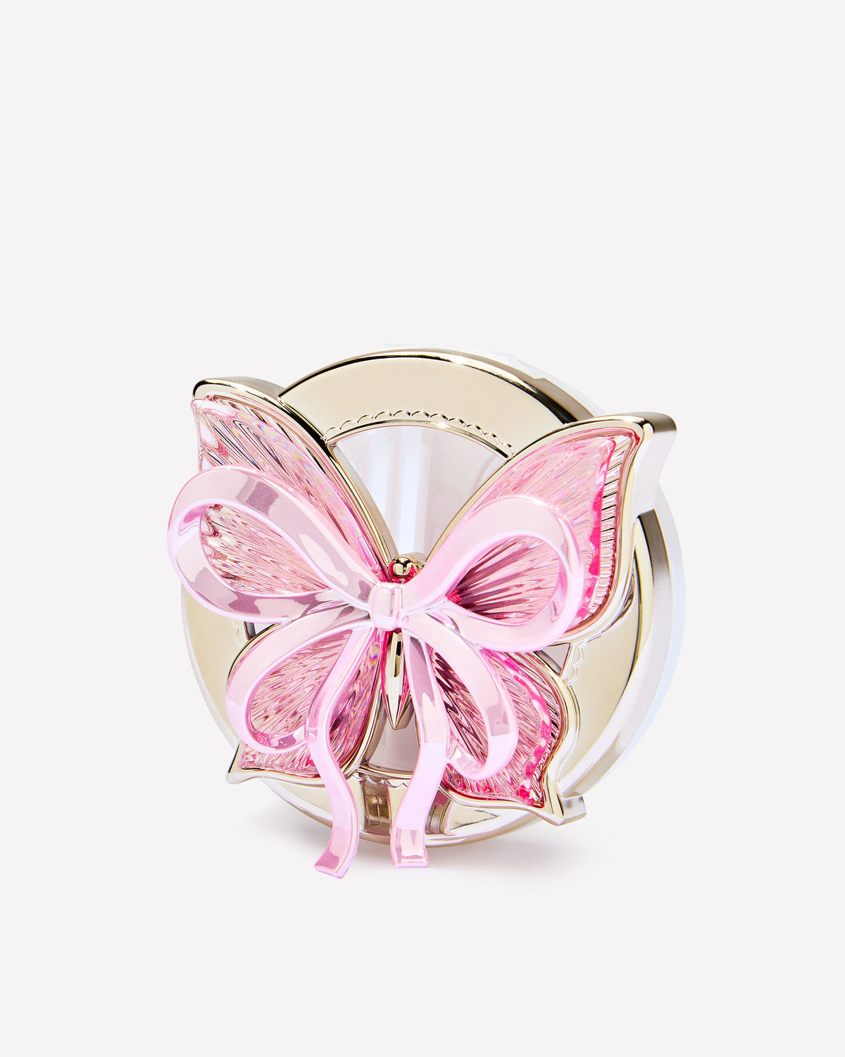 Pink Bowterfly Car Fragrance Holder
