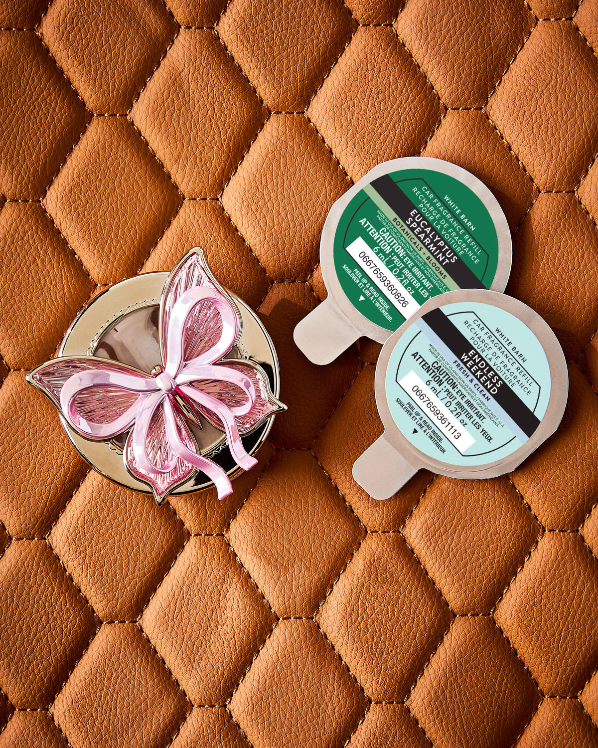 Pink Bowterfly Car Fragrance Holder image 4