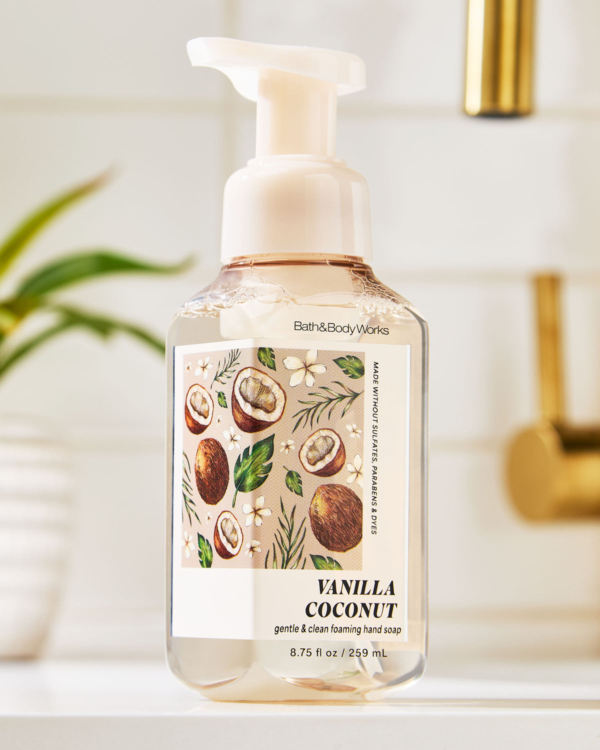 Vanilla Coconut Gentle & Clean Foaming Hand Soap image 6
