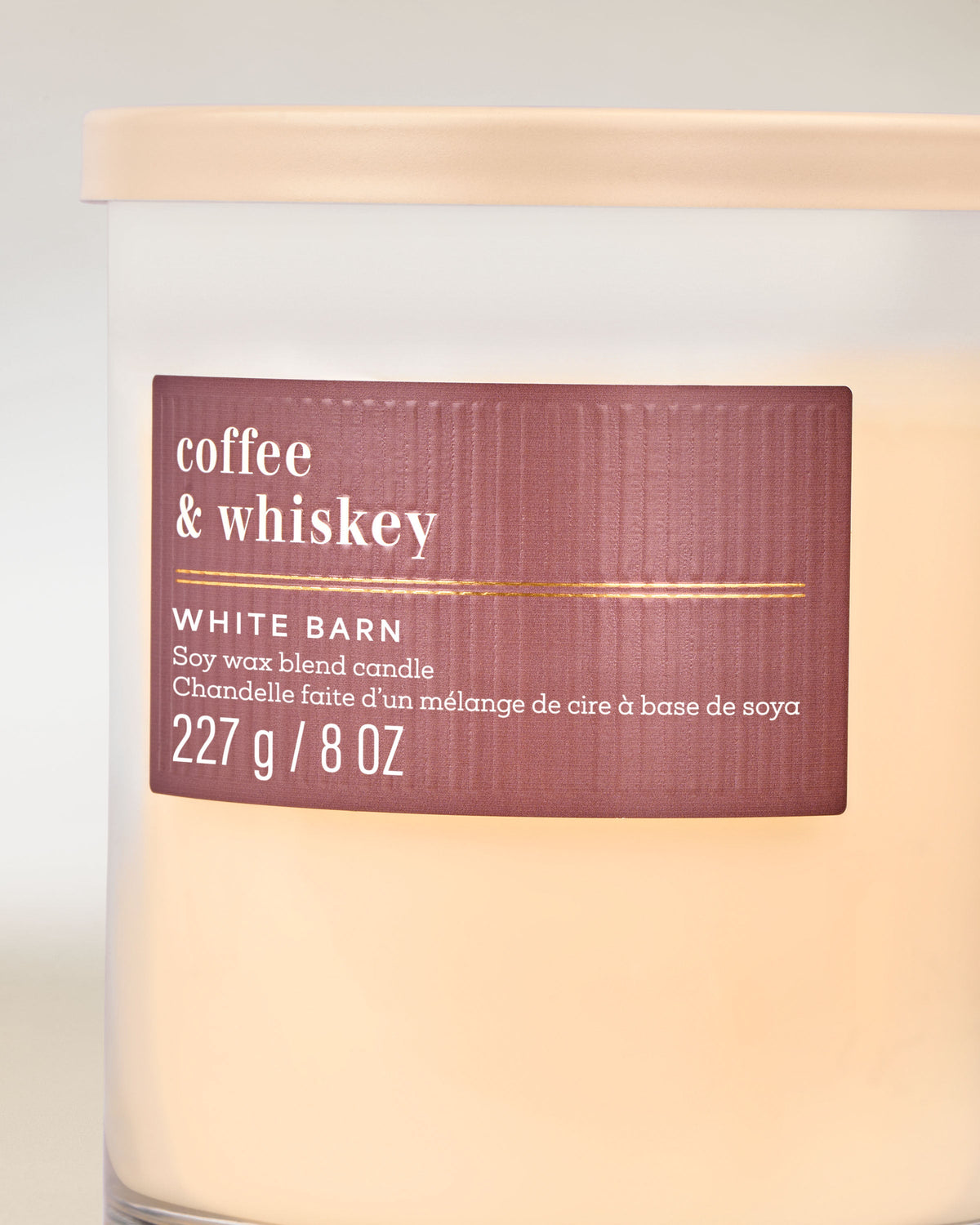 Coffee & Whiskey Single Wick Candle image 2