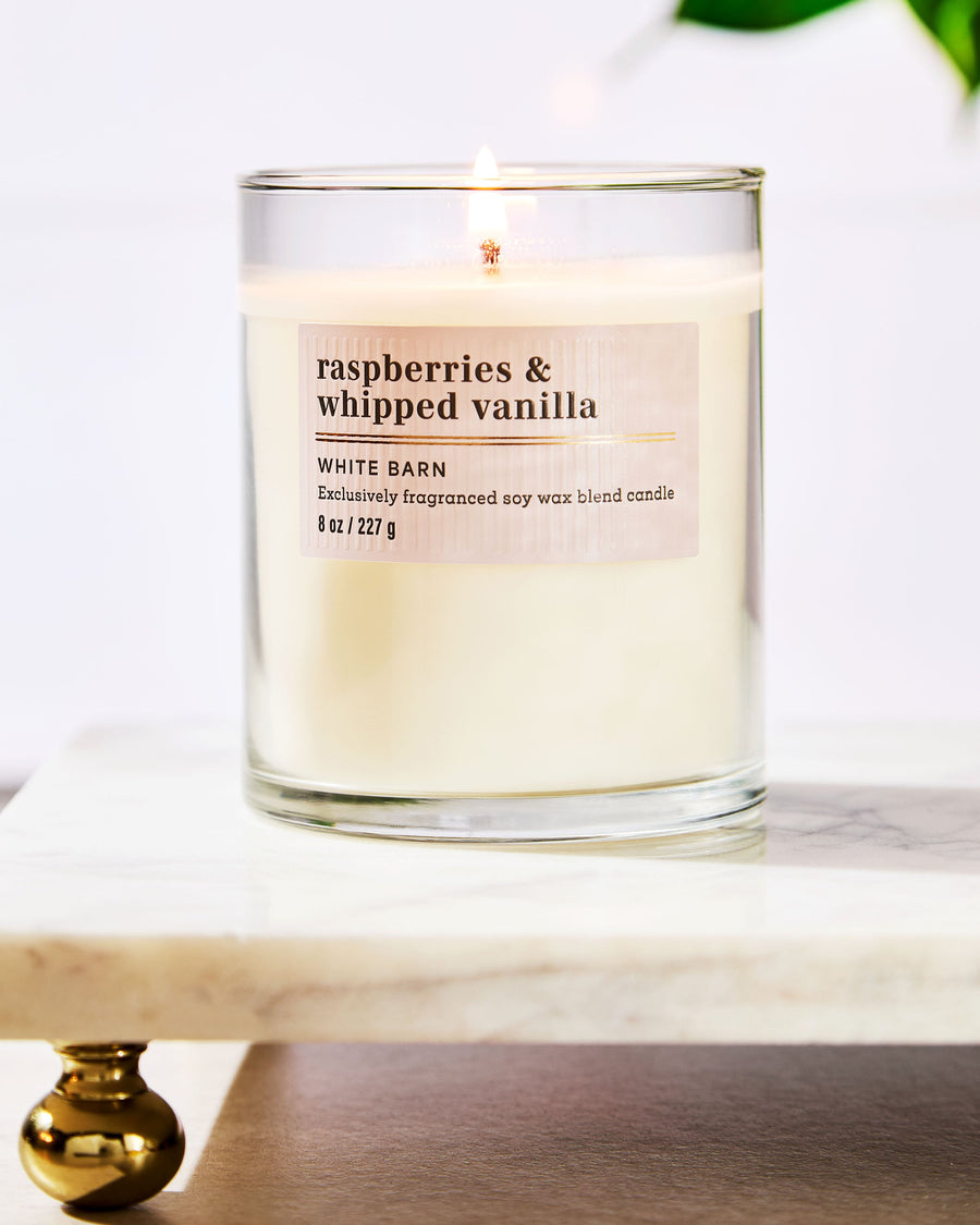 Raspberries & Whipped Vanilla Single Wick Candle image 6