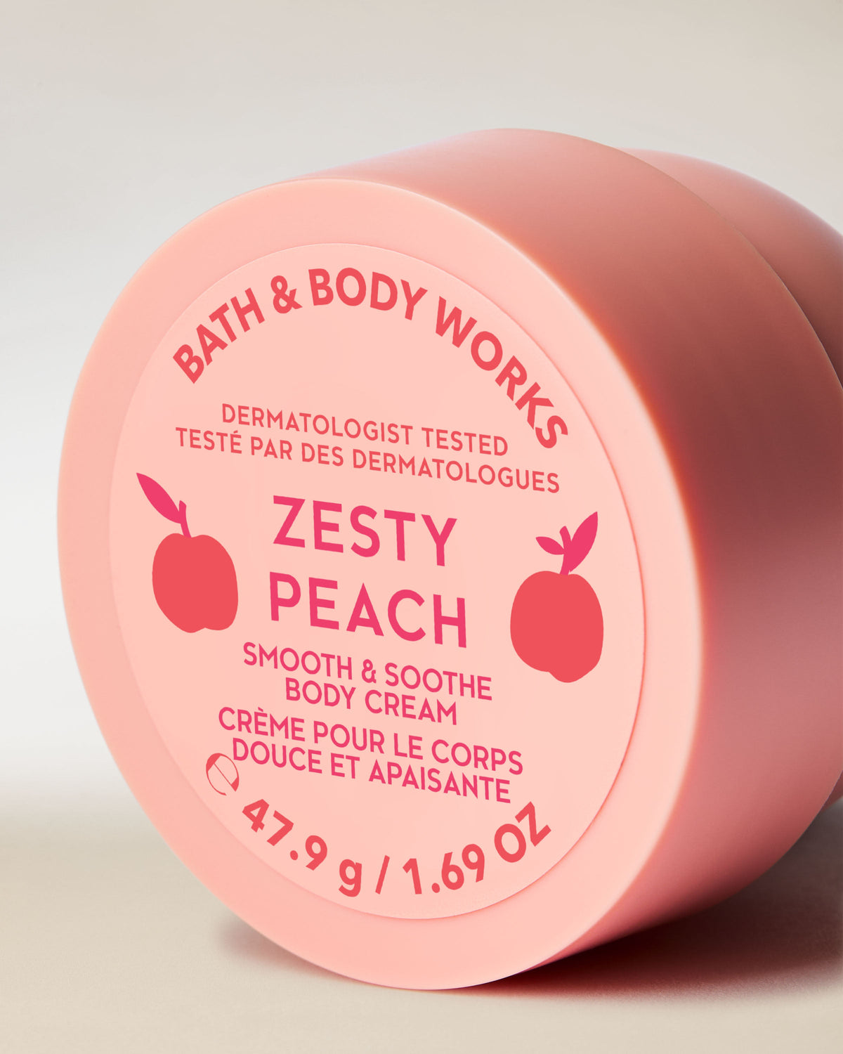 Zesty Peach Travel Size Smooth & Soothe Body Cream image 2