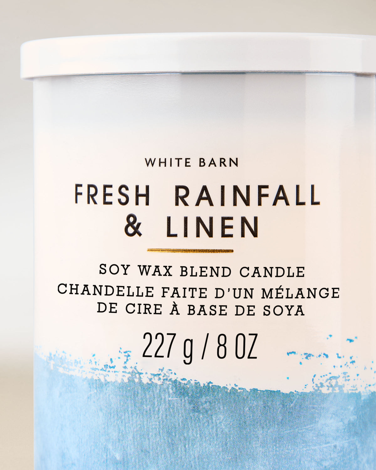 Fresh Rainfall & Linen Single Wick Candle image 2