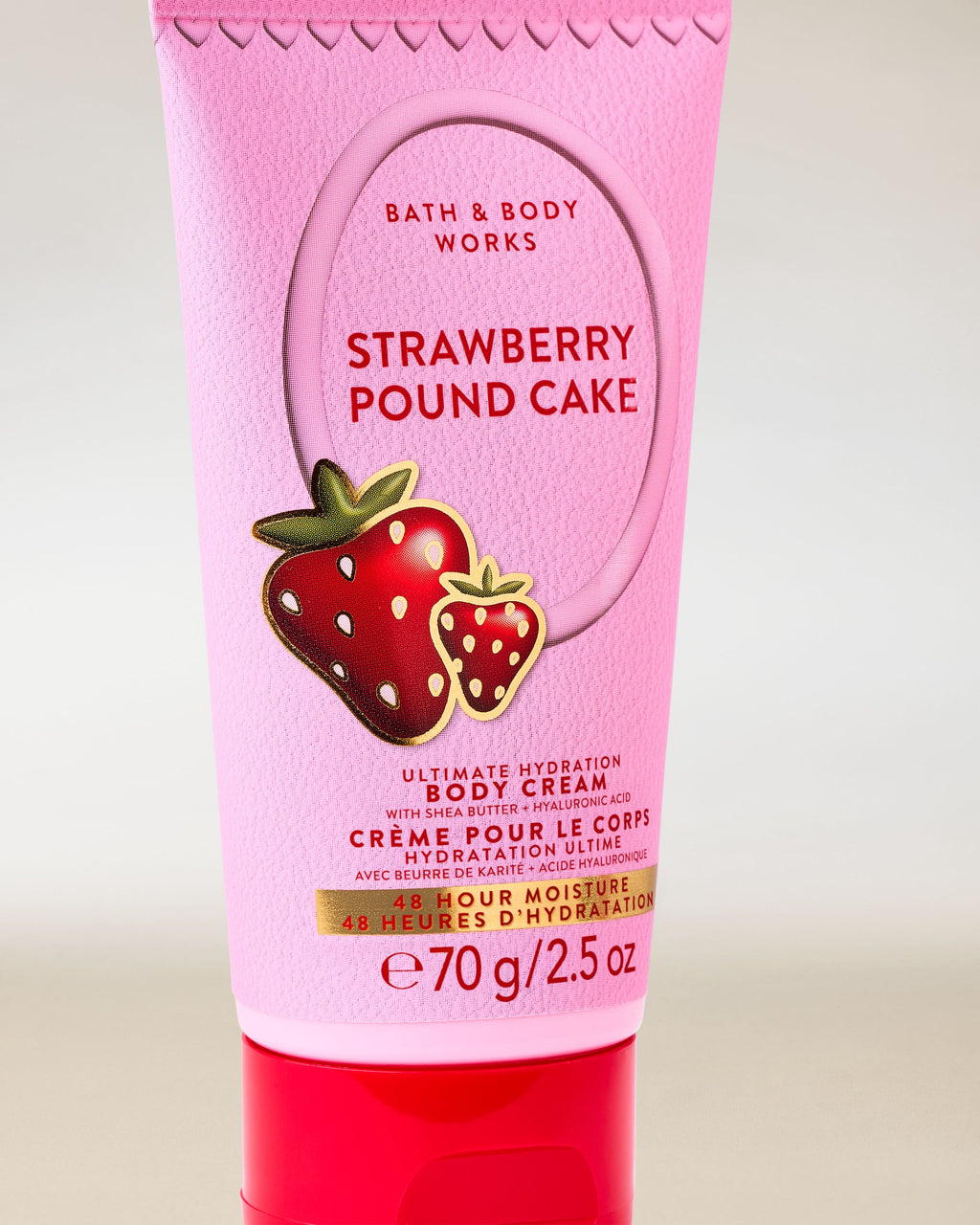 Strawberry Pound Cake Travel Size Ultimate Hydration Body Cream image 2