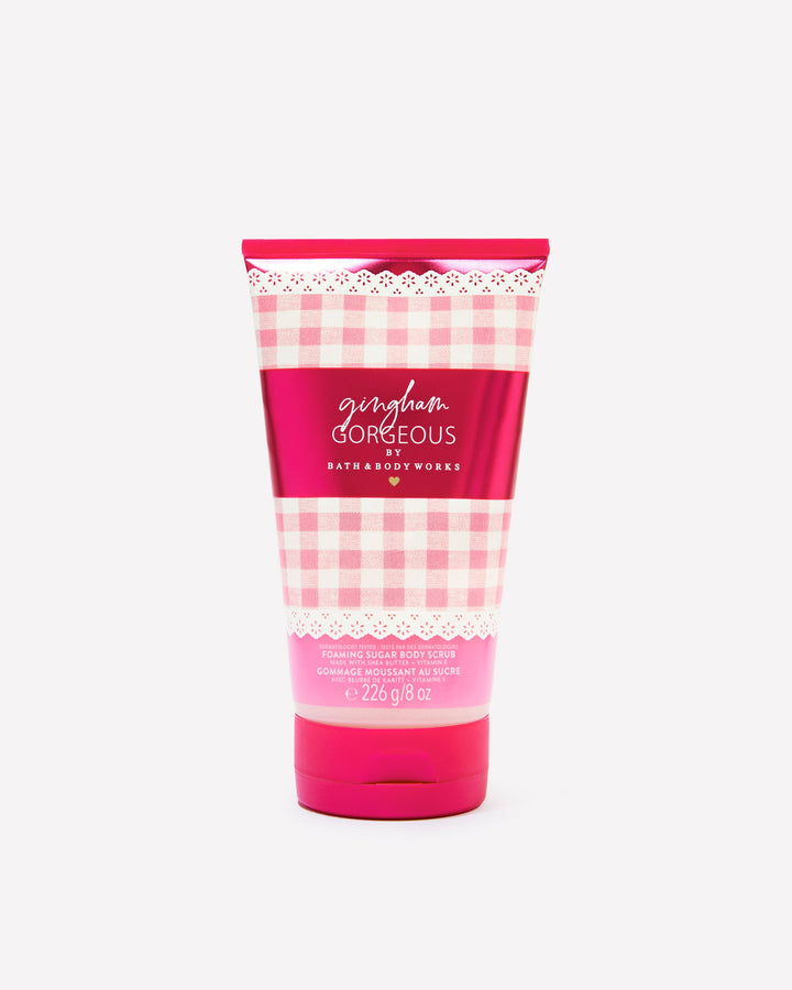 Gingham Gorgeous Foaming Sugar Body Scrub