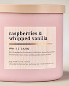 Raspberries & Whipped Vanilla 3-Wick Candle image 2