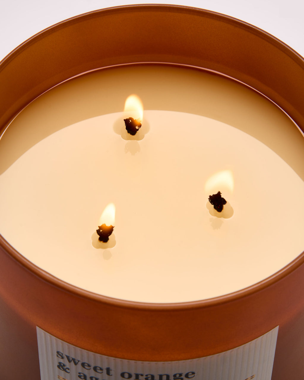 Sweet Orange & Agave 3-Wick Candle image 4