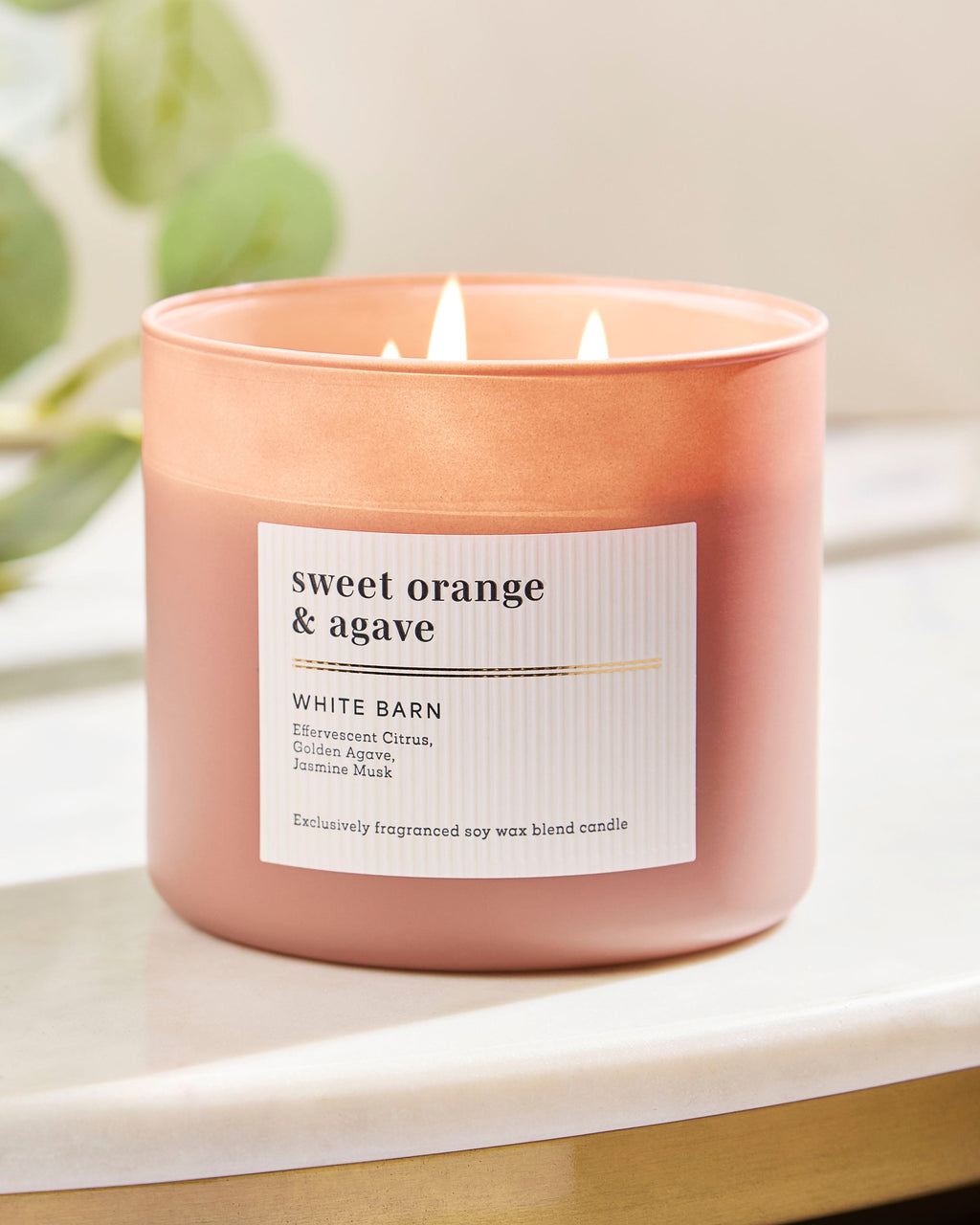 Sweet Orange & Agave 3-Wick Candle image 5