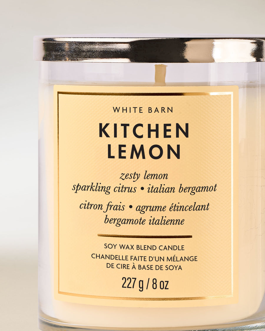 Kitchen Lemon Single Wick Candle image 2