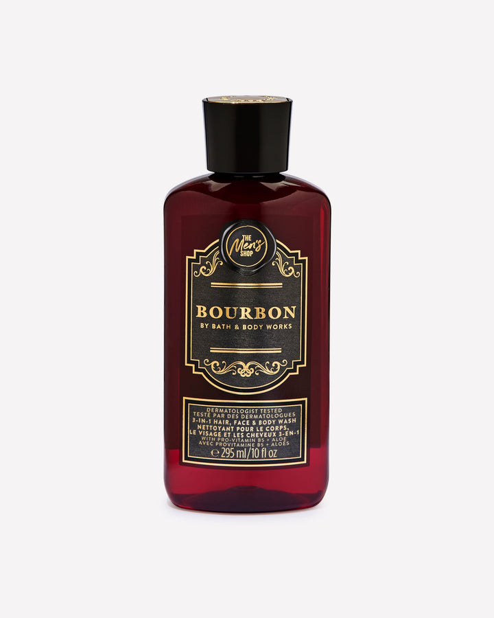 Bourbon 3-in-1 Hair, Face & Body Wash