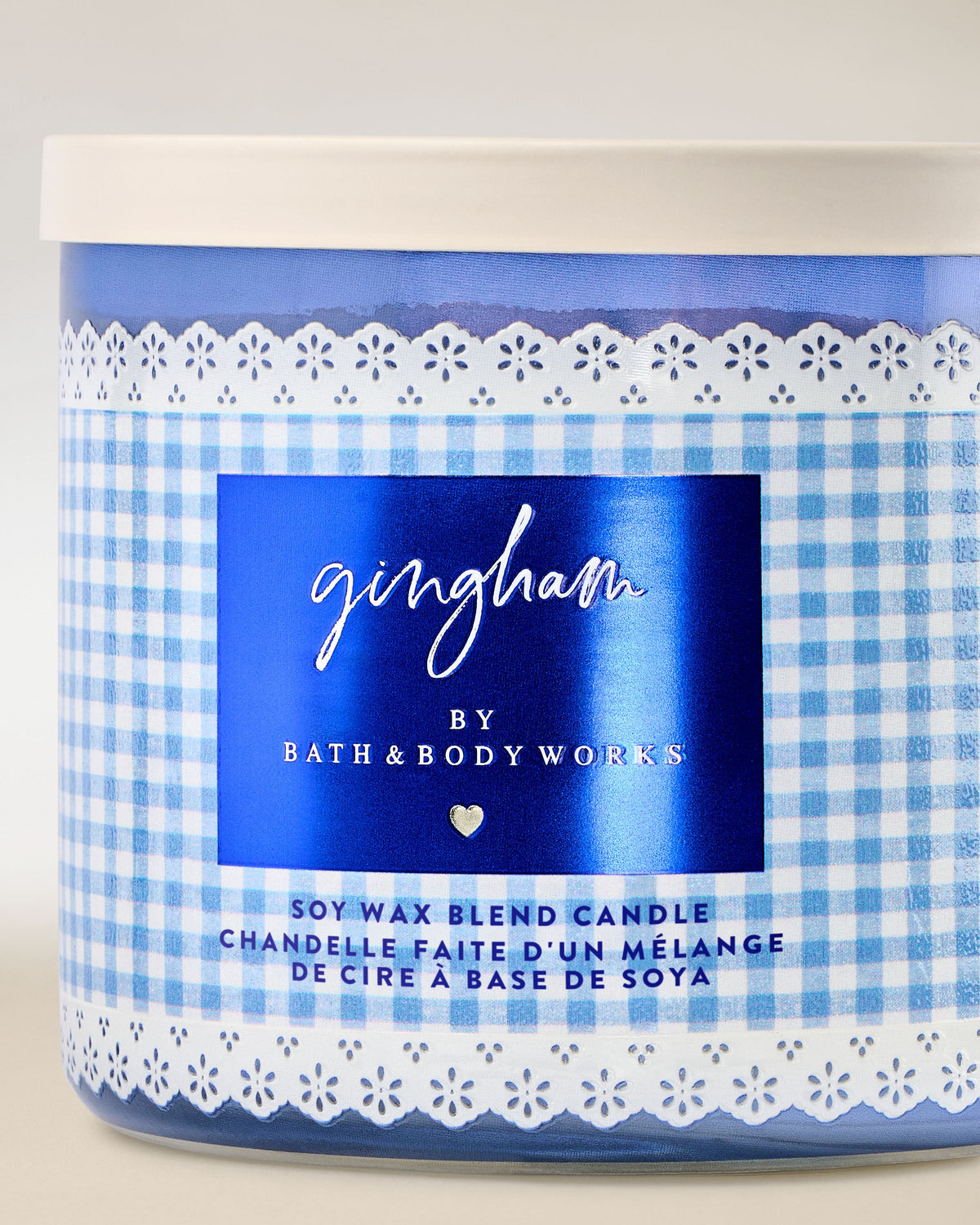 Gingham 3-Wick Candle image 2