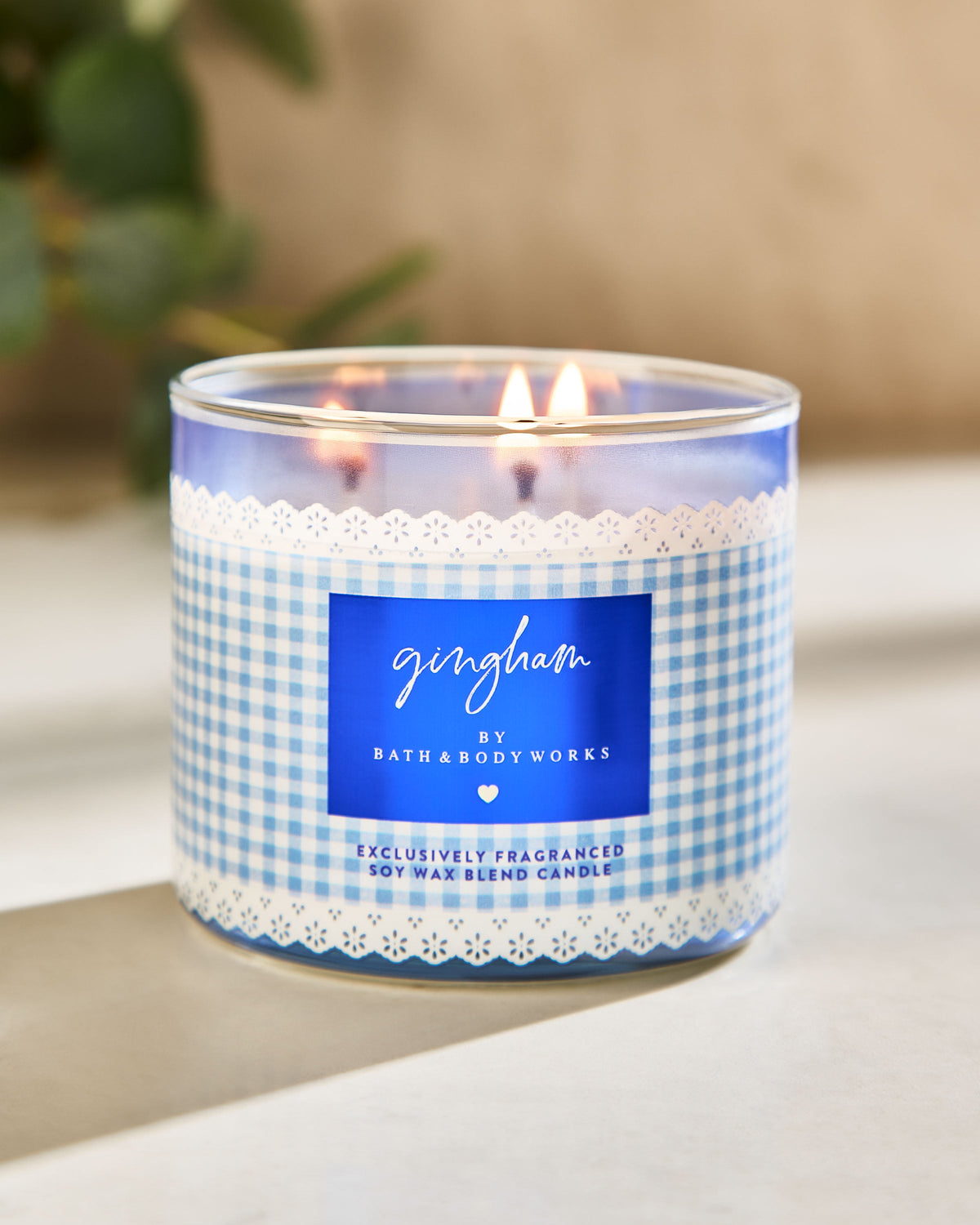 Gingham 3-Wick Candle image 6