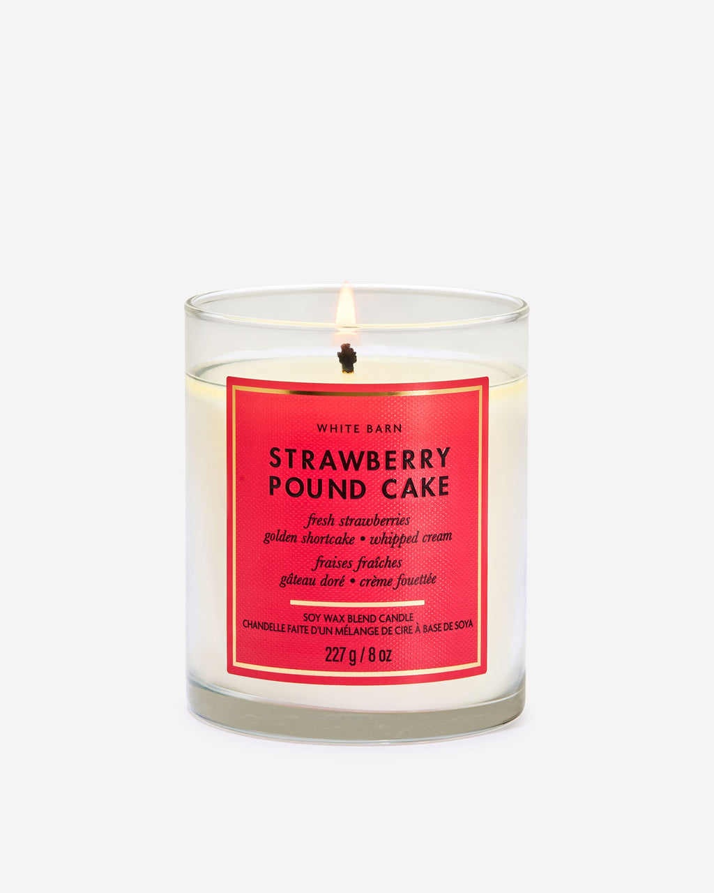 Strawberry Pound Cake Single Wick Candle