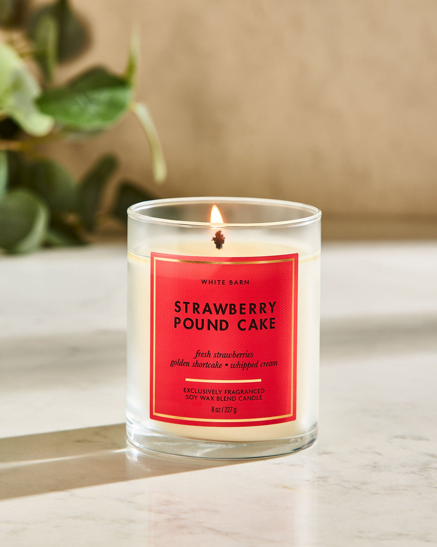Strawberry Pound Cake Single Wick Candle image 6