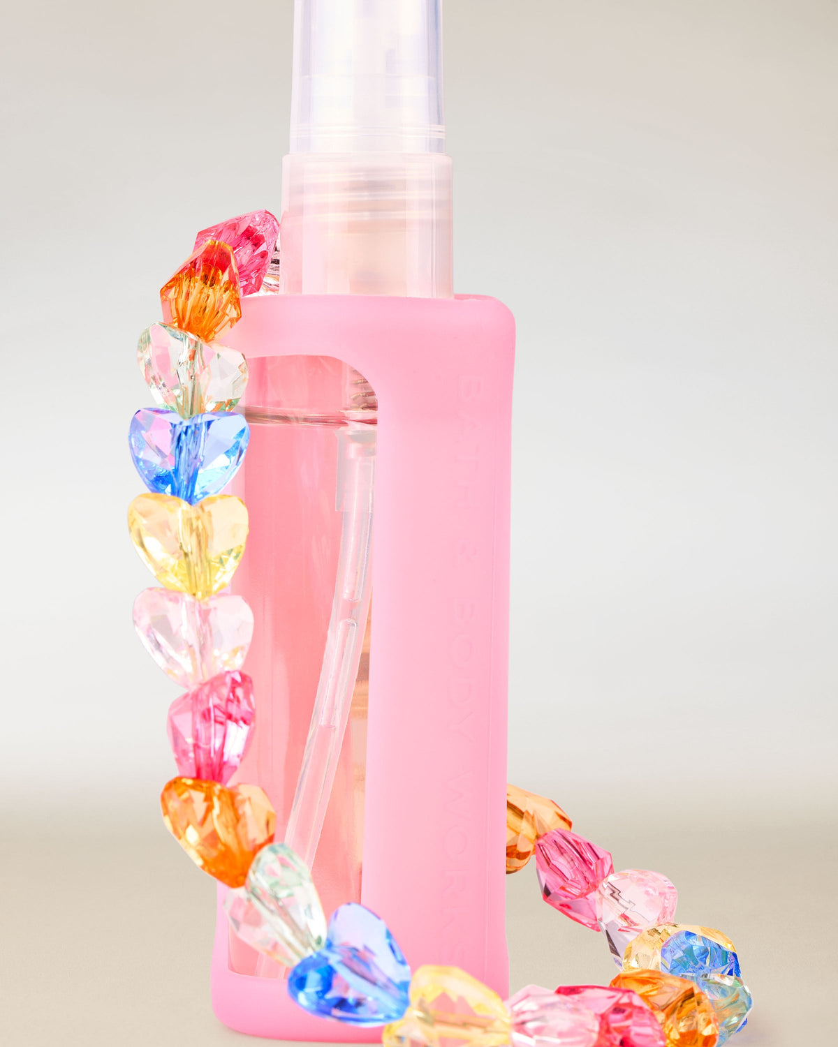 Pink Wristlet Hand Sanitizer Spray Holder image 2