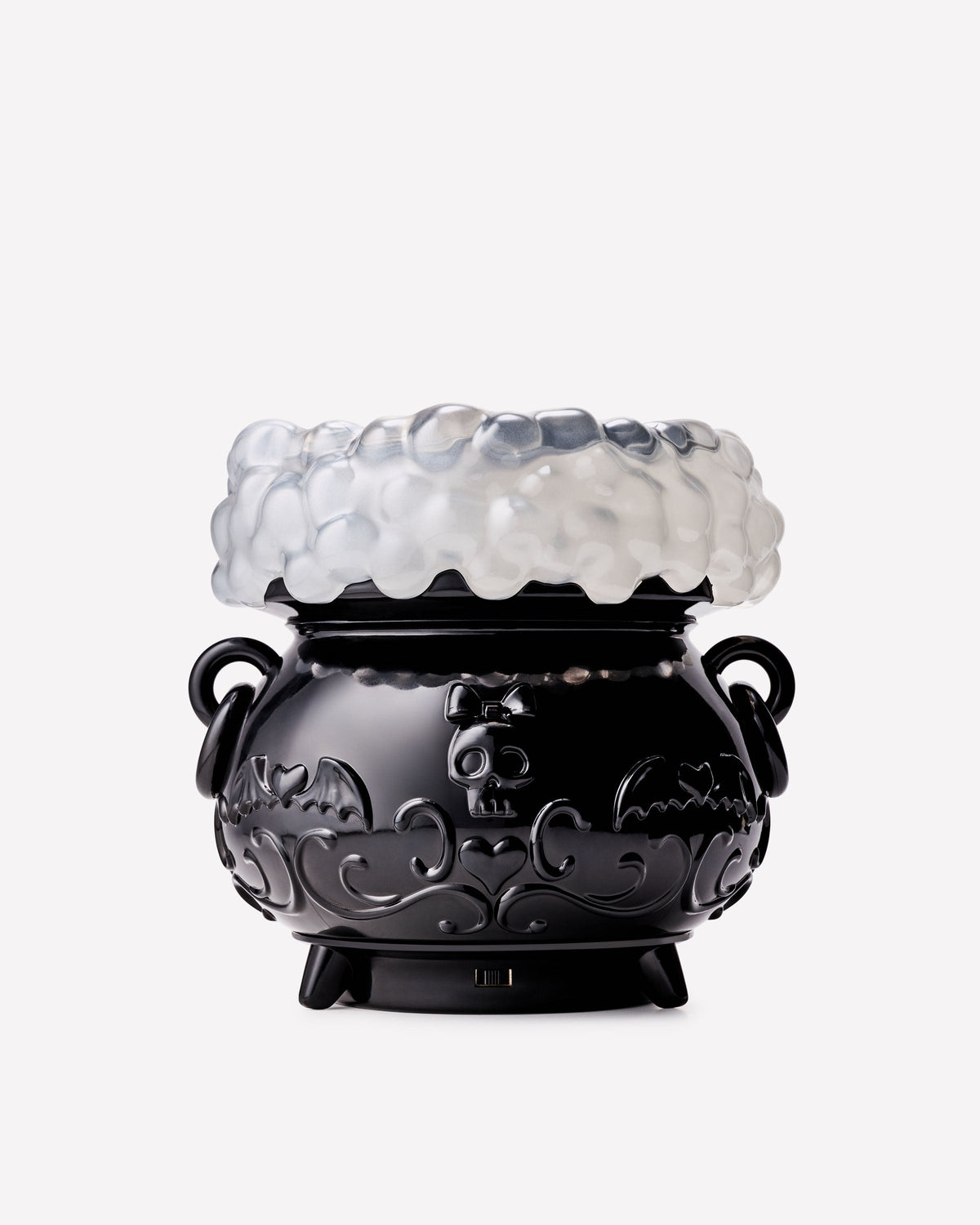 Light-up Colour-changing Cauldron Waterglobe 3-Wick Candle Holder