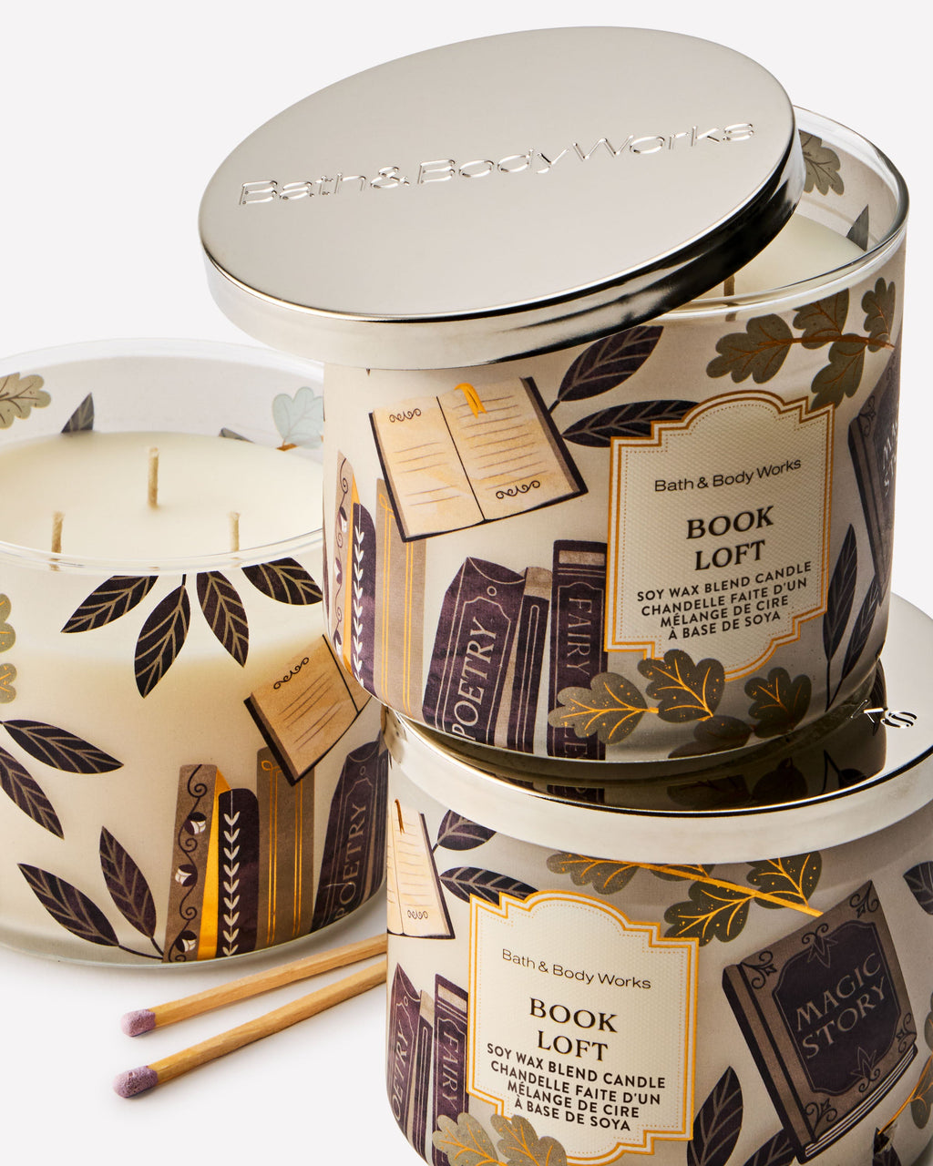 Book Loft 3-Wick Candle image 2