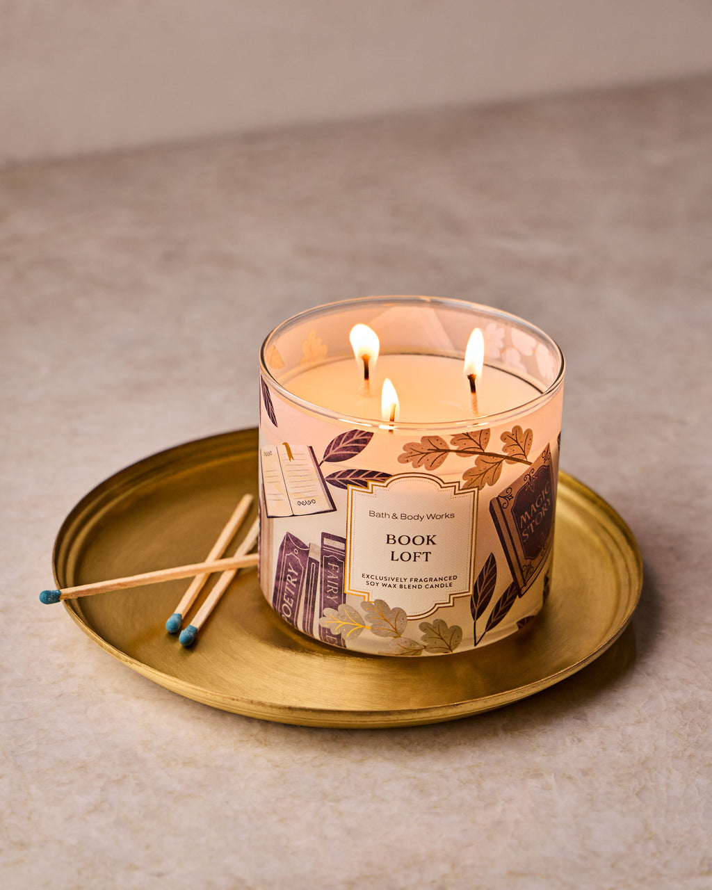 Book Loft 3-Wick Candle image 4